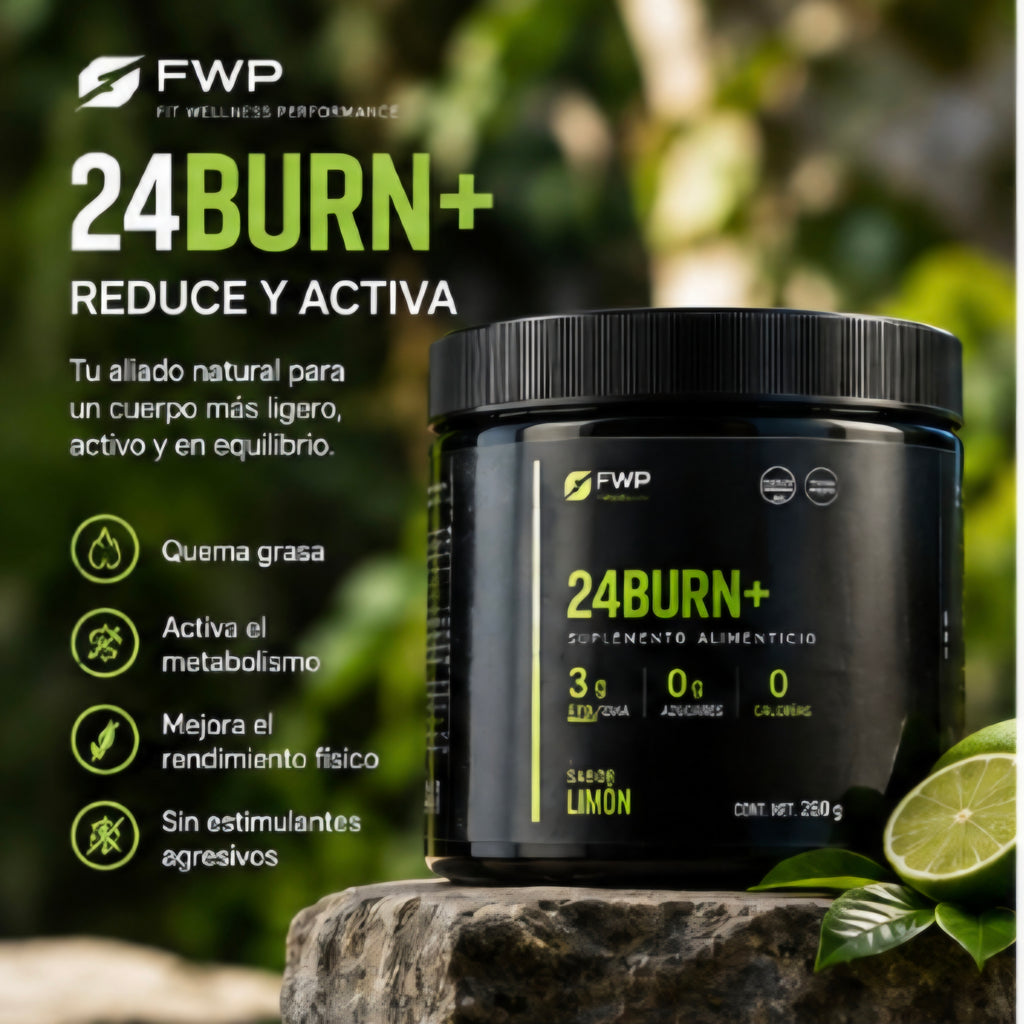 24BURN+ | Reduce y Activa - Sabor Limón