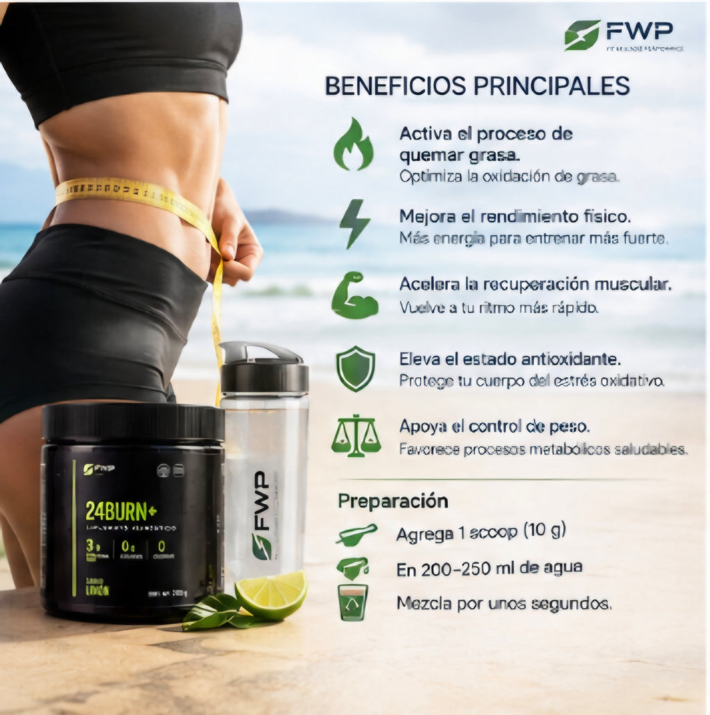 24BURN+ | Reduce y Activa - Sabor Limón