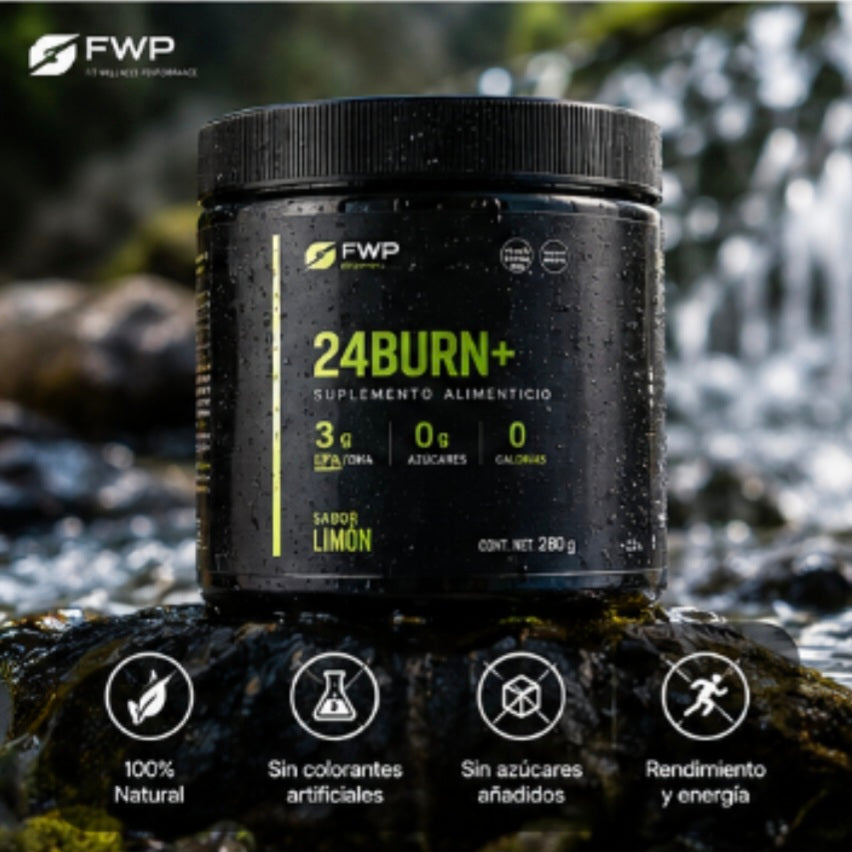 24BURN+ | Reduce y Activa - Sabor Limón